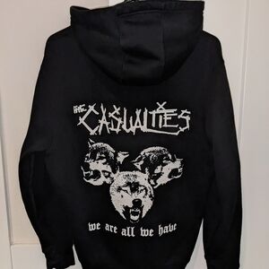 Black Graphic Hoodie